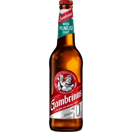 Gambrinus Originál 10 výčepní světlé 0,5l - sklo