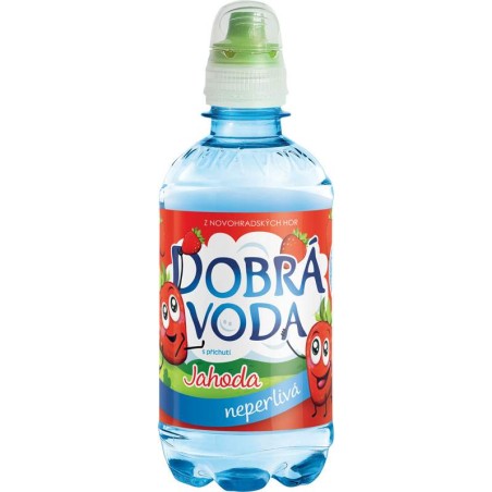 Dobrá voda neperlivá Jahoda 0,33l - PET