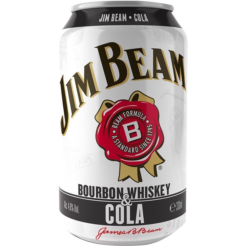 Jim Beam & cola 0,33l Jim Beam & cola 0,33l