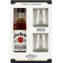Jim Beam 0,7l kazeta + 2x sklo