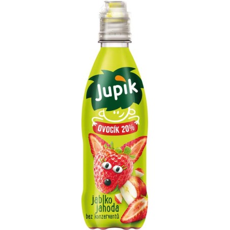 Jupík jablko, jahoda 0,33l - PET