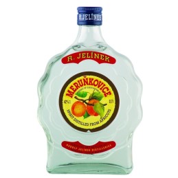 Meruňkovice Jelínek 42% 0,7l budík