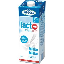 Meggle polotučné mléko bezlaktózové 1l - 1,5%