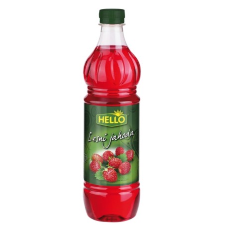 Ovocný koncentrát Hello lesní jahoda 0,7l - PET