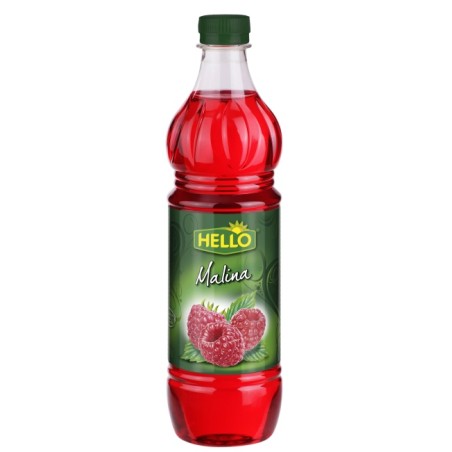 Ovocný koncentrát Hello malina 0,7l - PET