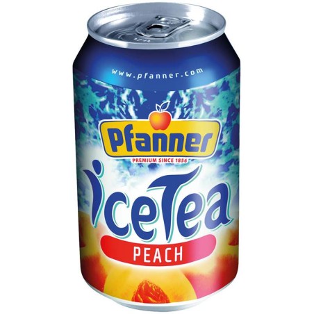 Pfanner ledový čaj broskev 0,33l - plech