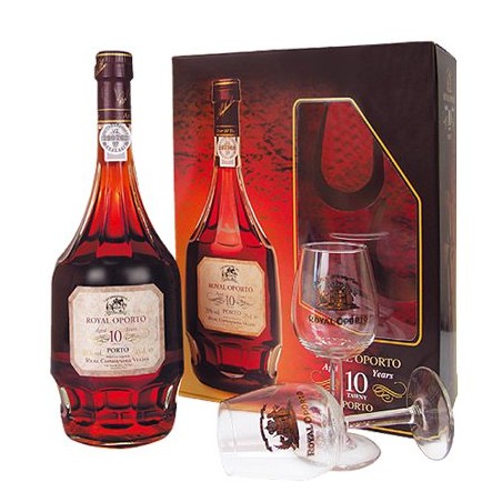 Royal Oporto 10 Years aged Tawny 0,75l + 2 skleničky