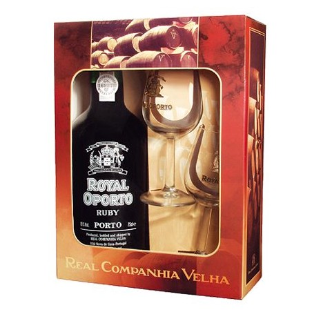 Royal Oporto Ruby 0,75l + 2 skleničky