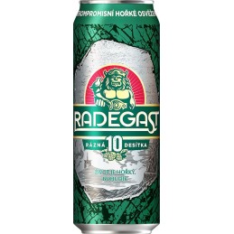 Radegast Rázná 10 0,5l - plech