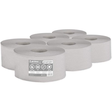 Toaletní papír Jumbo šedý 1vr. 6x190mm