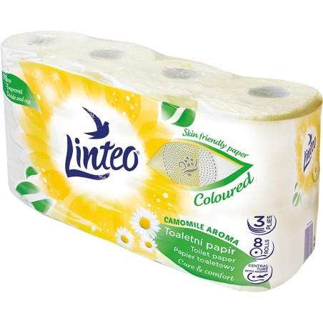 Toaletní papír Linteo Heřmánek 3vr. 8x20m