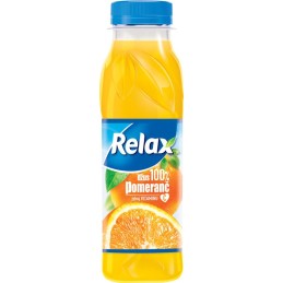 Relax pomeranč 100% 0,3l PET