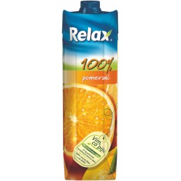 Relax pomeranč 100% 1l