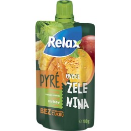 Relax Pyré mango-dýně-banán-ananas-mrkev-jablko 100g