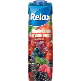 Relax multivitamin červené ovoce 1l