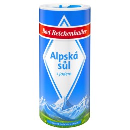 Sůl Alpská s jódem 500g - slánka
