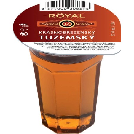 Tuzemák Krásnobřezenský 0,04l - Royal panák