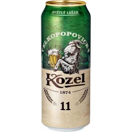 Velkopopovický Kozel 11 0,5l - plech