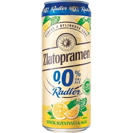 Zlatopramen Radler citrón 0,5l - plech