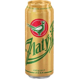 Zlatý Bažant světlý ležák 0,5l - plech