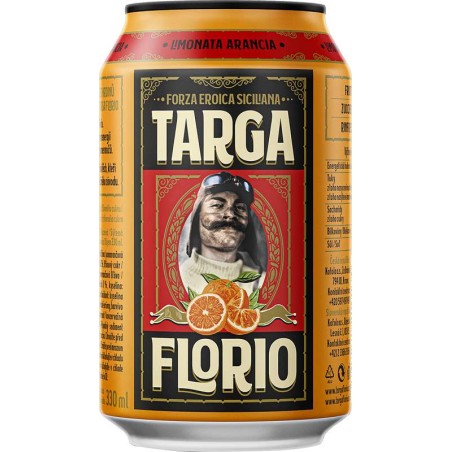 Targa Florio pomeranč 0,33l plech