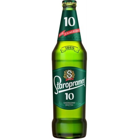 Staropramen světlý 0,5l sklo