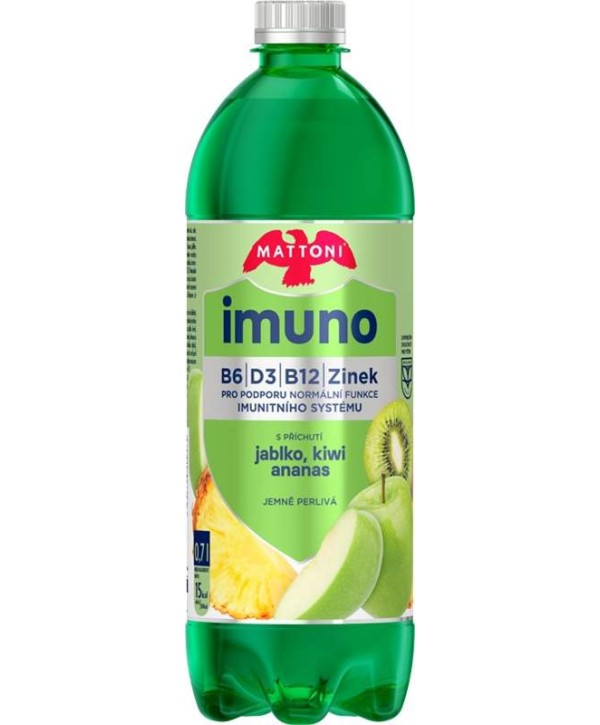 Mattoni Imuno jablko & kiwi & ananas 0,7l - PET