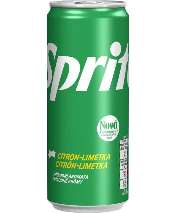 Sprite 0,33l - plech