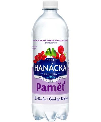 Hanácká Kyselka Paměť červený & černý rybíz 0,7l - PET