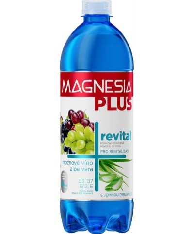 Magnesia Plus Revital hroznové víno, aloe vera 0,7l - PET