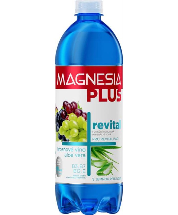 Magnesia Plus Revital hroznové víno, aloe vera 0,7l - PET