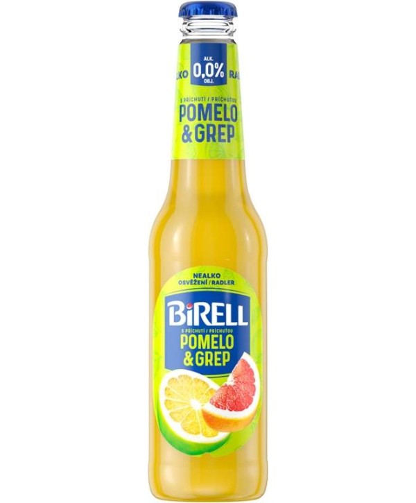 Birell Pomelo & grep 0,33l - sklo