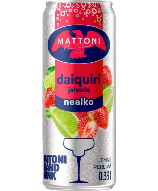 Mattoni Daiquiri jahoda nealko 0,33l - plech