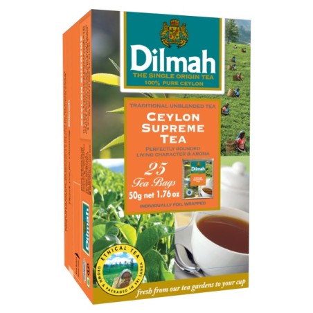Dilmah Ceylon supreme 25x2g
