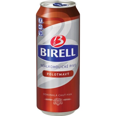 Birell polotmavý 0,5l plech