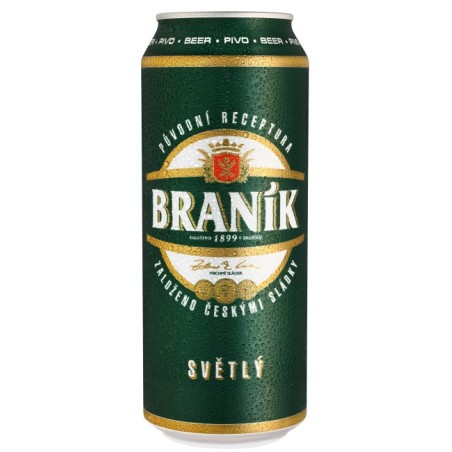 Braník světlý 0,5l - plech