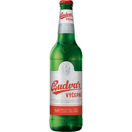 Budweiser Budvar světlé výčepní 0,5l - sklo