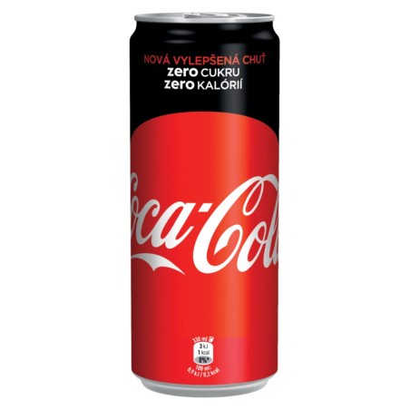 Coca cola ZERO 0,33l - plech