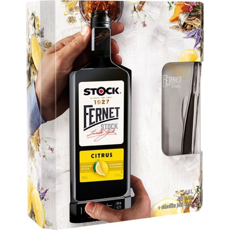 Fernet Stock citrus 0,5l - kazeta + sklo