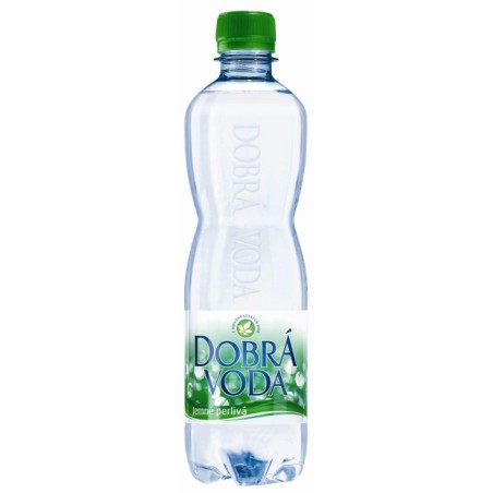 Dobrá voda jemně perlivá 0,5l - PET